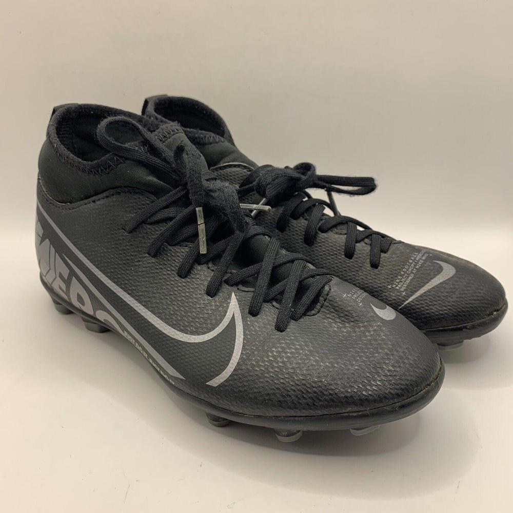 Nike Mercurial Superfly 7 Club Soccer AT8150-001 Black Cleats Youth 2Y​​​​